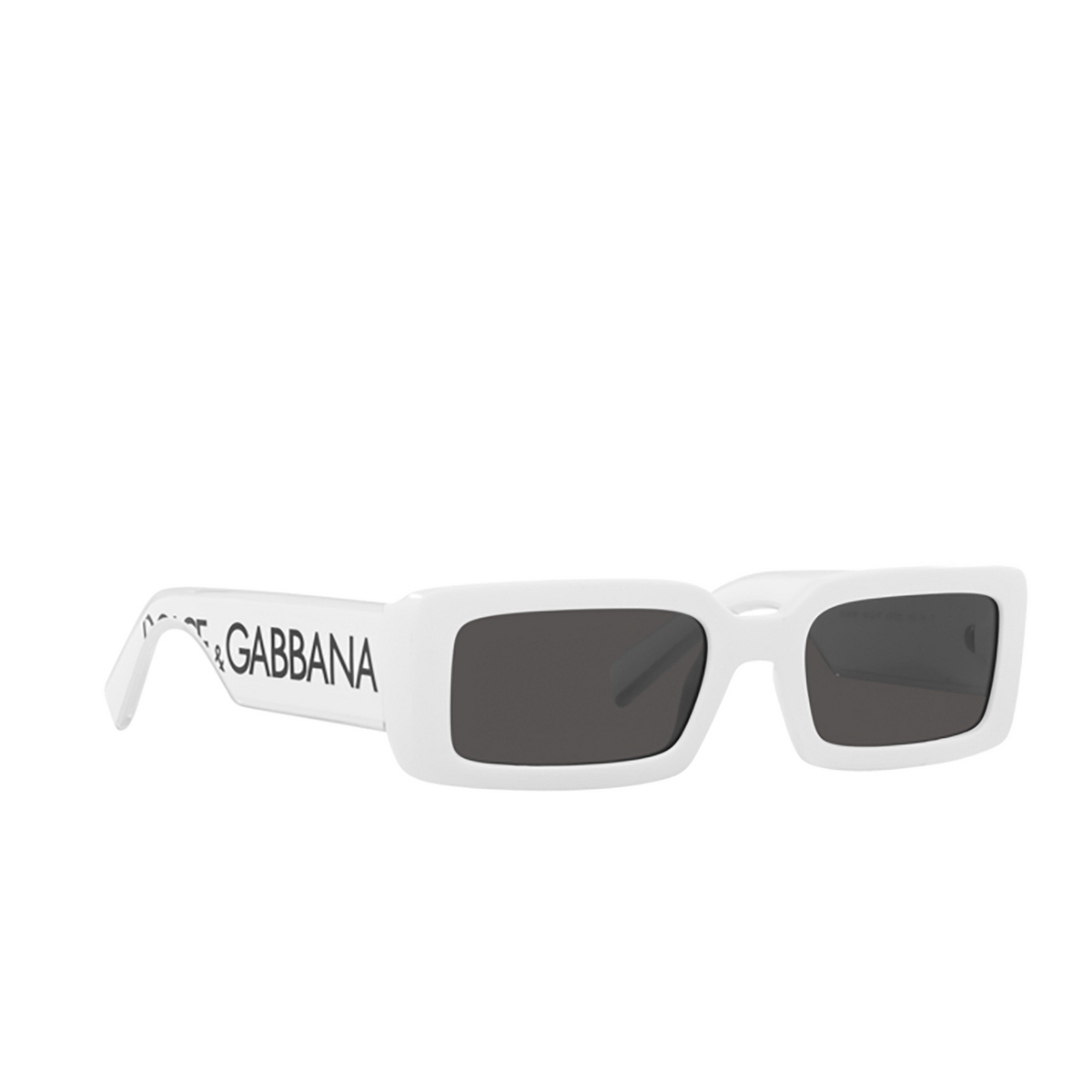 Dolce & Gabbana DG6187 Sunglasses 331287 White - three-quarters view