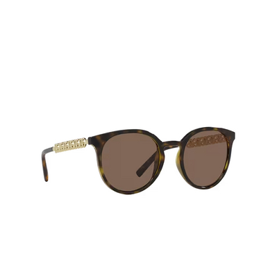 Dolce & Gabbana DG6189U Sunglasses 502/73 havana - three-quarters view