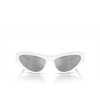 Occhiali da sole Dolce & Gabbana DG6190 33126G white - anteprima prodotto 1/4