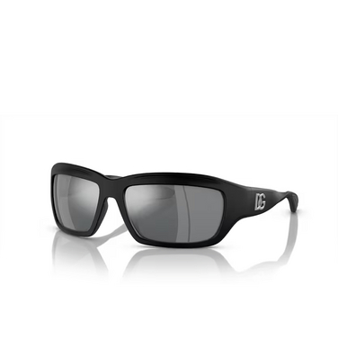Dolce & Gabbana DG6191 Sunglasses 25256G matte black - three-quarters view