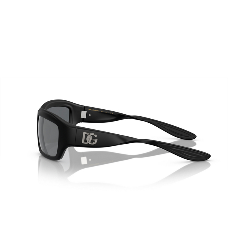 Dolce & Gabbana DG6191 Sunglasses 25256G matte black - 3/4
