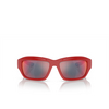 Occhiali da sole Dolce & Gabbana DG6191 30966P red - anteprima prodotto 1/4