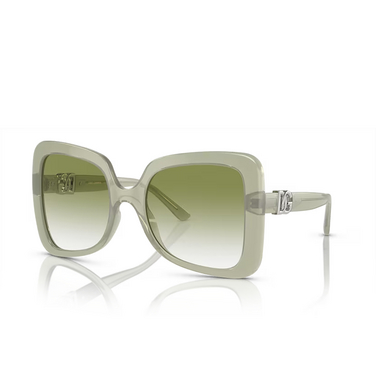 Gafas de sol Dolce & Gabbana DG6193U 3345W0 milky green - Vista tres cuartos