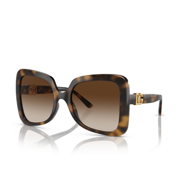 Gafas de sol Dolce & Gabbana DG6193U 502/13 havana - Vista tres cuartos