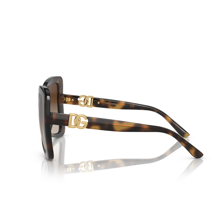 Dolce & Gabbana DG6193U Sunglasses 502/13 havana - 3/4