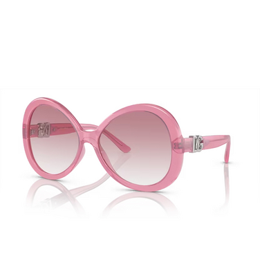 Dolce & Gabbana DG6194U Sonnenbrillen 19128D milky pink - Dreiviertelansicht