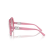 Occhiali da sole Dolce & Gabbana DG6194U 19128D milky pink - anteprima prodotto 3/4