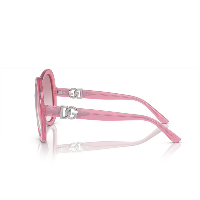 Occhiali da sole Dolce & Gabbana DG6194U 19128D milky pink - 3/4