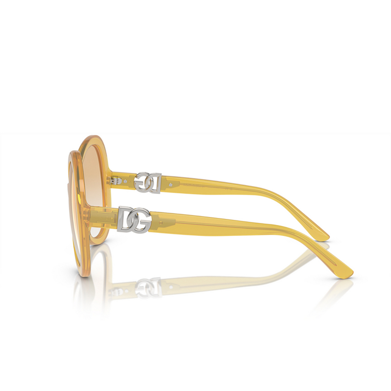 Gafas de sol Dolce & Gabbana DG6194U 32832Q milky yellow - 3/4