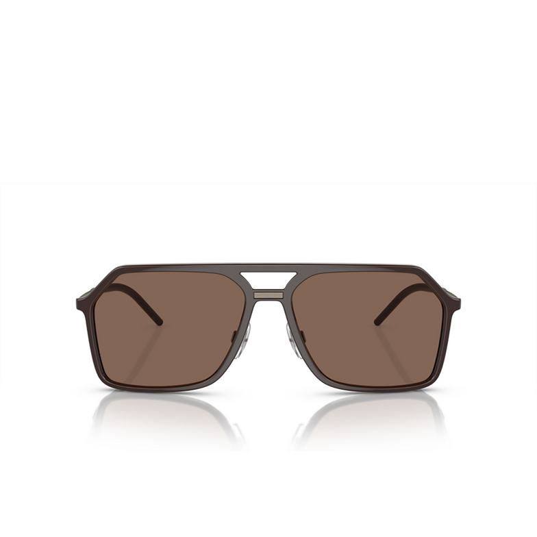 Dolce & Gabbana DG6196 Sunglasses 315973 brown - 1/4