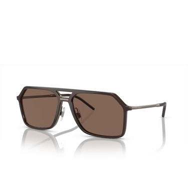 Dolce & Gabbana DG6196 Sunglasses 315973 brown - three-quarters view