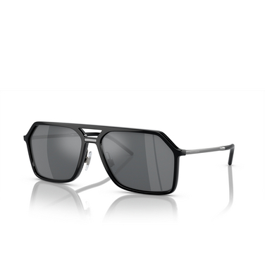 Dolce & Gabbana DG6196 Sunglasses 501/6G black - three-quarters view