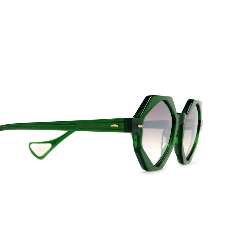 Occhiali da sole Eyepetizer ALBERT C.O/O-18F transparent green - 3/4