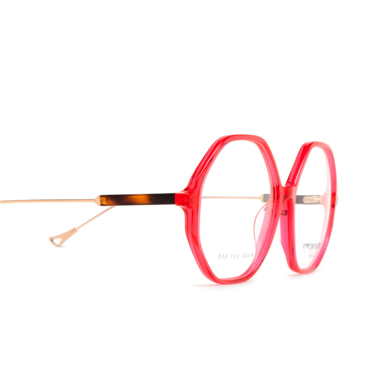 Eyepetizer CASSANDRA Eyeglasses C.R.T.Y transparent red - 3/4