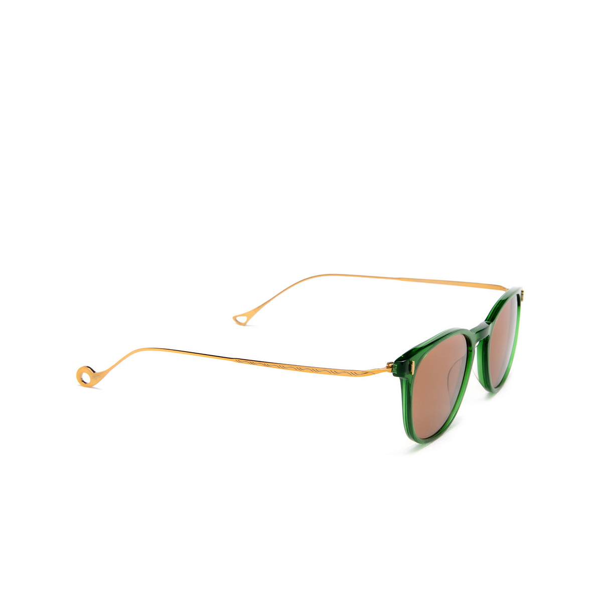 Eyepetizer CHARLES Sunglasses C.O/O-4-45 Transparent Green - three-quarters view