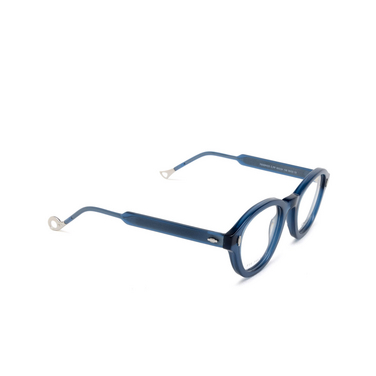 Eyepetizer FEDERICO Eyeglasses c.p.p transparent blue - three-quarters view