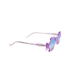 Lunettes de soleil Eyepetizer SHELLIE C.S/S-42F transparent violet - Vignette du produit 2/4