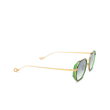 Gafas de sol Eyepetizer TOMMASO 2 C.O/O-4-25 transparent green - Vista tres cuartos