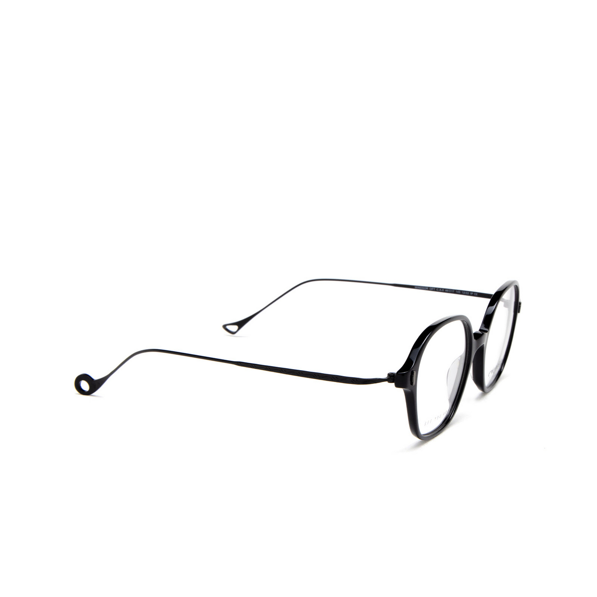 Eyepetizer WINDSOR Eyeglasses C.A-6 Black - three-quarters view