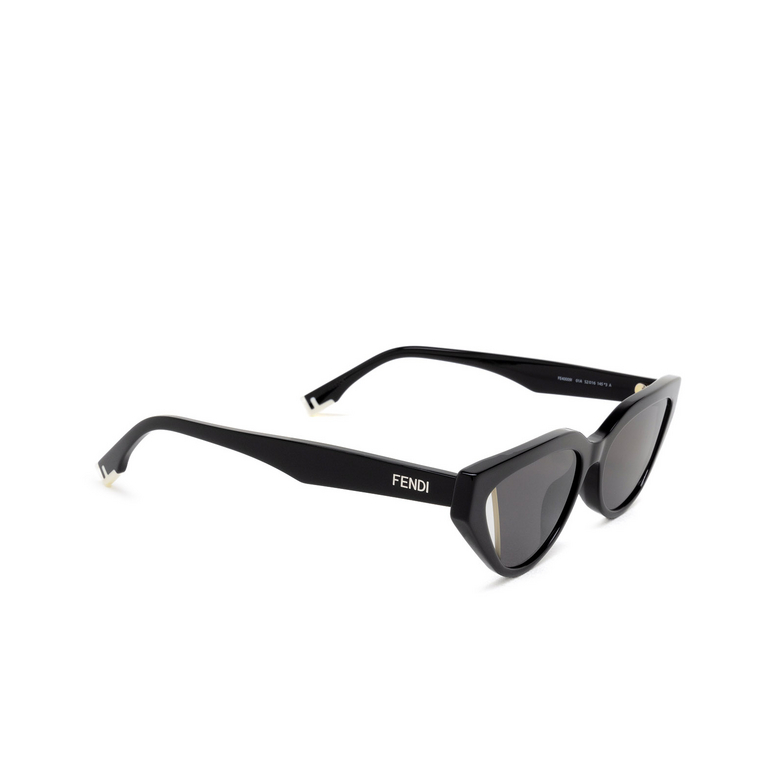 Fendi FE40009I Sunglasses 01A shiny black - 2/4