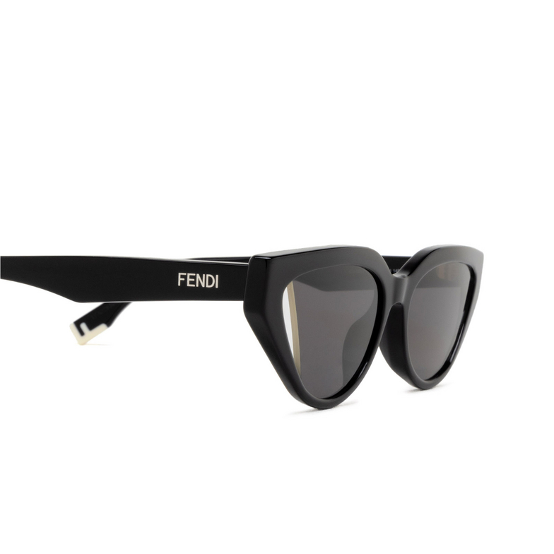 Fendi FE40009I Sunglasses 01A shiny black - 3/4