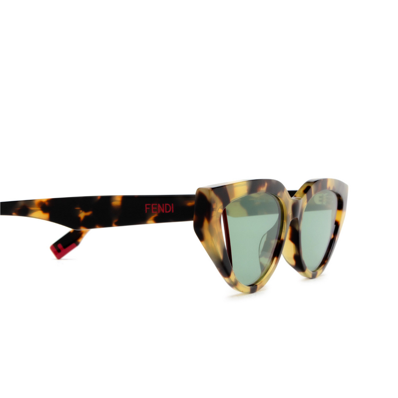 Fendi FE40009I Sunglasses 55Q havana - 3/4