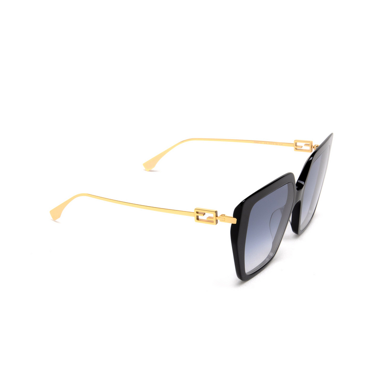 Gafas de sol Fendi FE40012U 01B black - 2/4