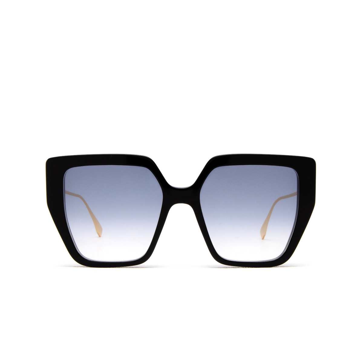 Fendi FE40012U Sunglasses 01B Black - front view