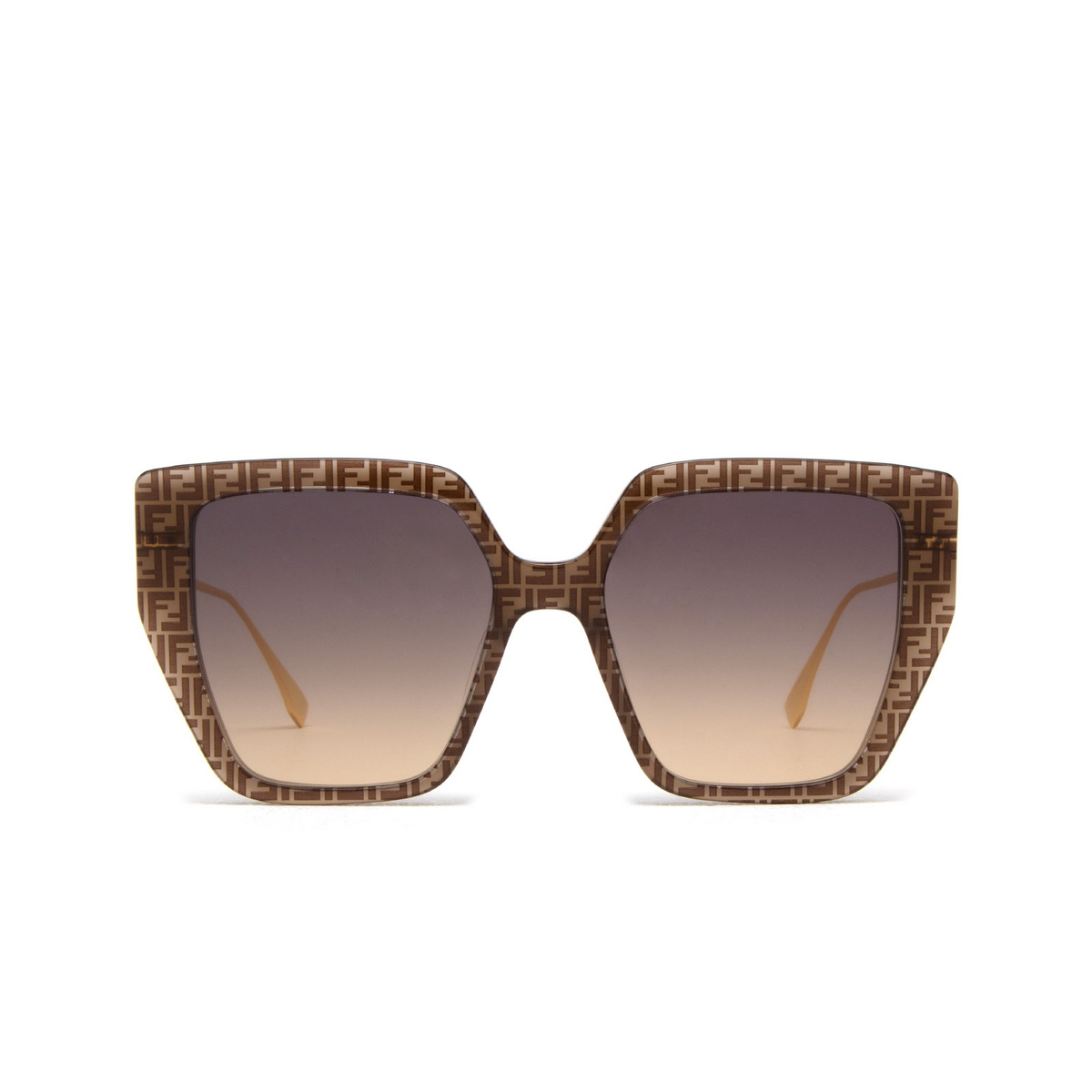 Fendi FE40012U Sunglasses 50F Ivory - front view