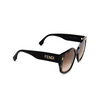 Gafas de sol Fendi FE40017I 55F havana - Miniatura del producto 2/4