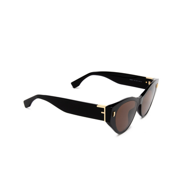 Gafas de sol Fendi FE40035I 01E black - Vista tres cuartos