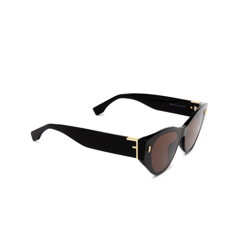 Fendi FE40035I Sunglasses 01E black - 2/4