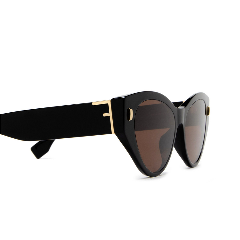 Fendi FE40035I Sunglasses 01E black - 3/4