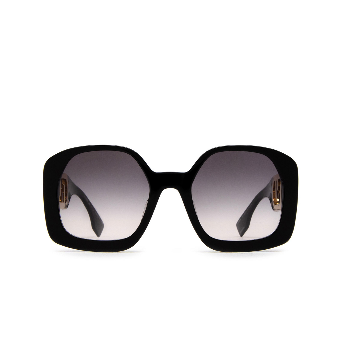 Fendi FE40048U Sunglasses 01B Black - front view
