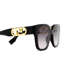 Fendi FE40063I Sunglasses 01B black - product thumbnail 3/4