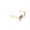 Fendi FE40063I Sonnenbrillen 25F white - Produkt-Miniaturansicht 2/4