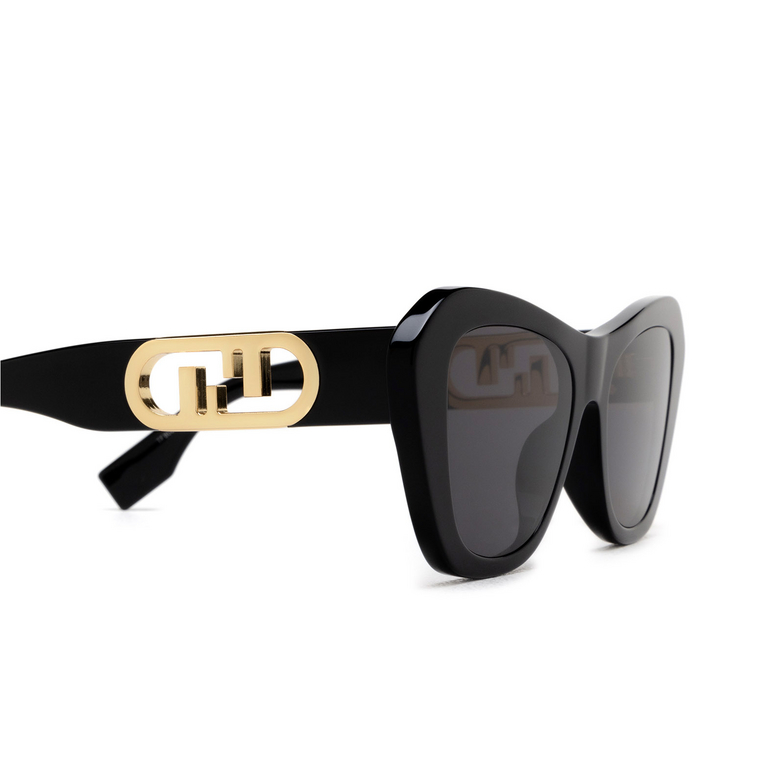 Fendi FE40064I Sunglasses 01A black - 3/4