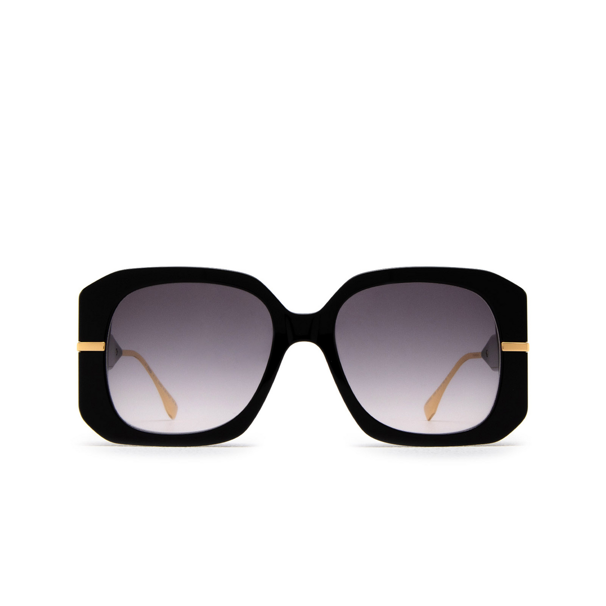 Fendi FE40065I Sunglasses 01B Black - front view