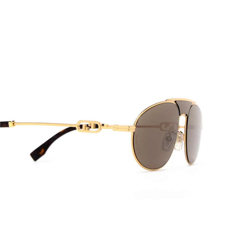 Fendi FE40072U Sunglasses 30E gold - 3/4