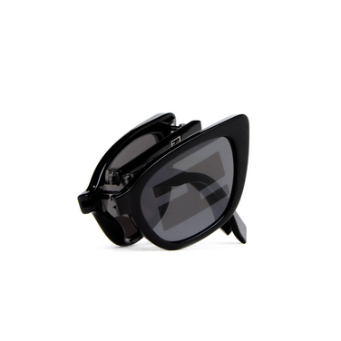 Black Sport Baguette mask-frame acetate sunglasses, Fendi