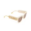 Fendi FE40097I Sonnenbrillen 25E ivory - Produkt-Miniaturansicht 2/4