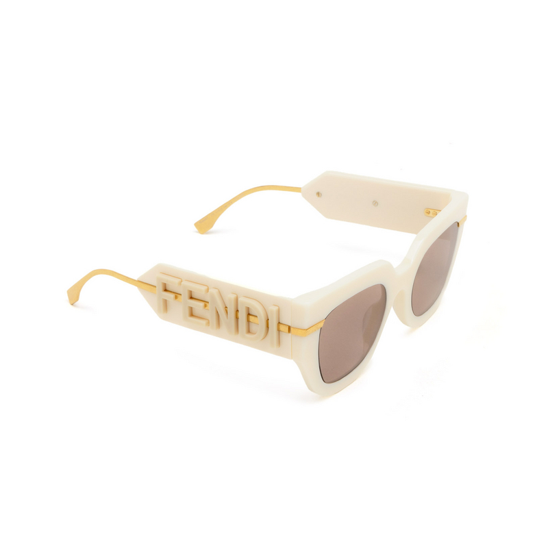 Fendi FE40097I Sunglasses 25E ivory - 2/4