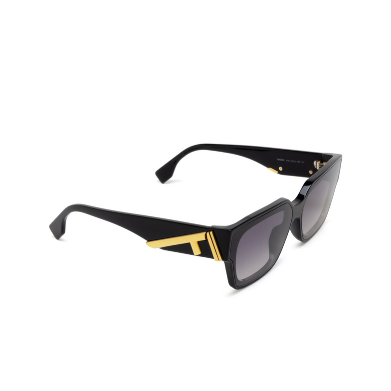 Fendi FE40099I Sunglasses 01B shiny black - 2/4
