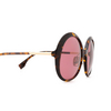 Fendi FF 0430/S Sunglasses 086/UI dark havana - product thumbnail 3/4