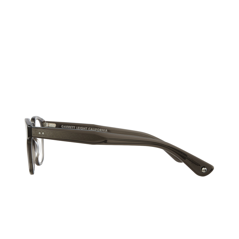 Garrett Leight ACE II Eyeglasses BLGL black glass - 3/4