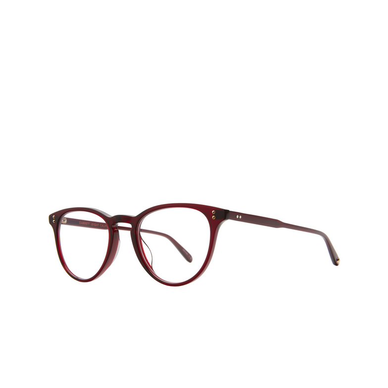 Garrett Leight ALICE Eyeglasses BIO-BGY bio burgundy - 2/3
