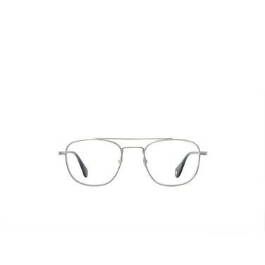 Garrett Leight CLUBHOUSE II Eyeglasses bs-sgy brushed silver - front view