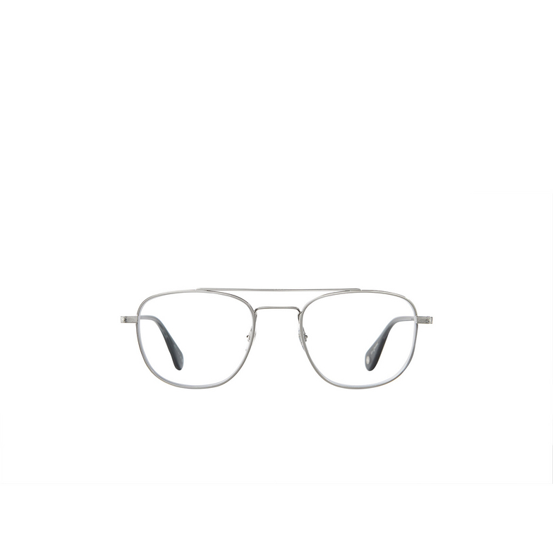 Garrett Leight CLUBHOUSE II Eyeglasses BS-SGY brushed silver - 1/4