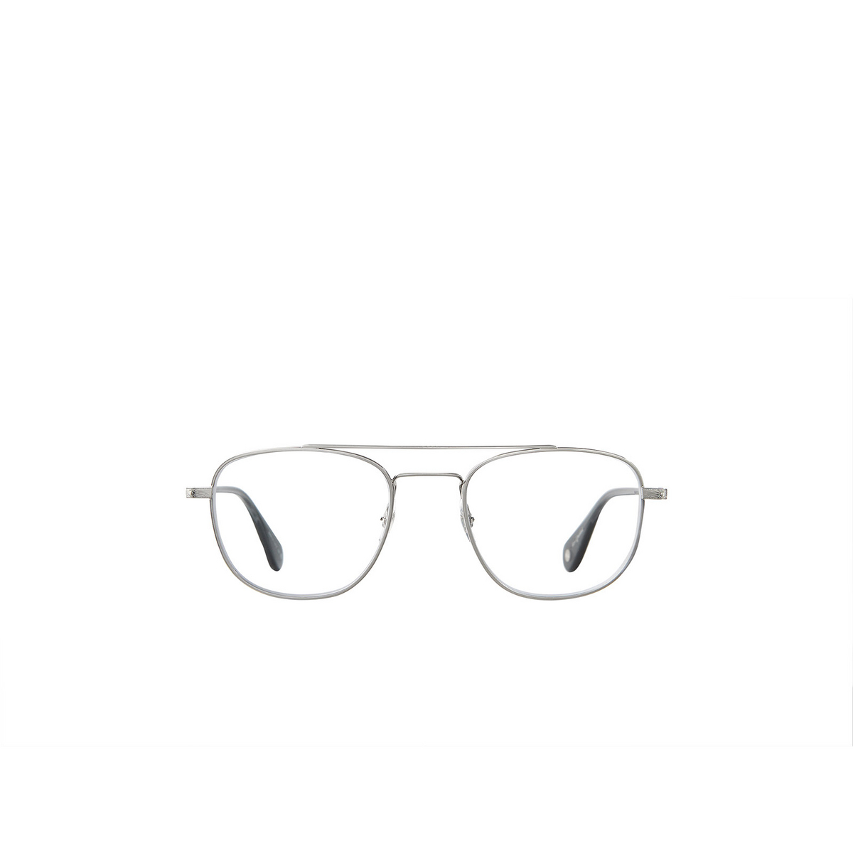 Garrett Leight CLUBHOUSE II Eyeglasses BS-SGY Brushed Silver - front view