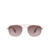 Garrett Leight CLUBHOUSE II Sunglasses RG-BRE/PLG rose gold-brew - product thumbnail 1/4